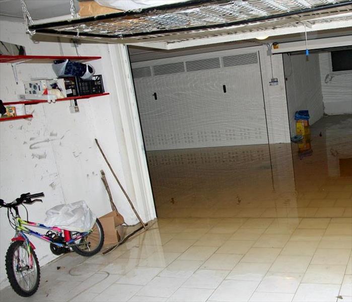 standing water in garage